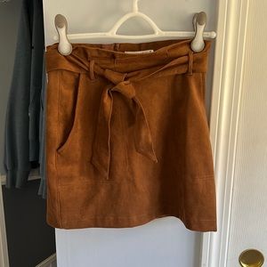 Abercrombie & Fitch Faux Suede Skirt